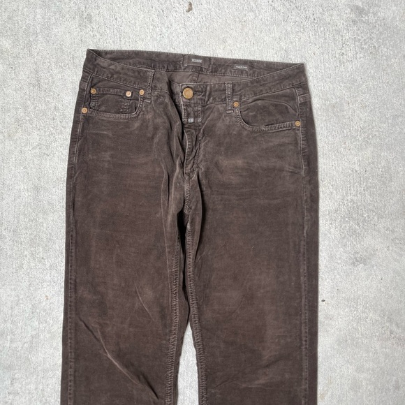 CLOSED WOMEN’s Brown Velvet Pants 29 - Picture 3 of 9